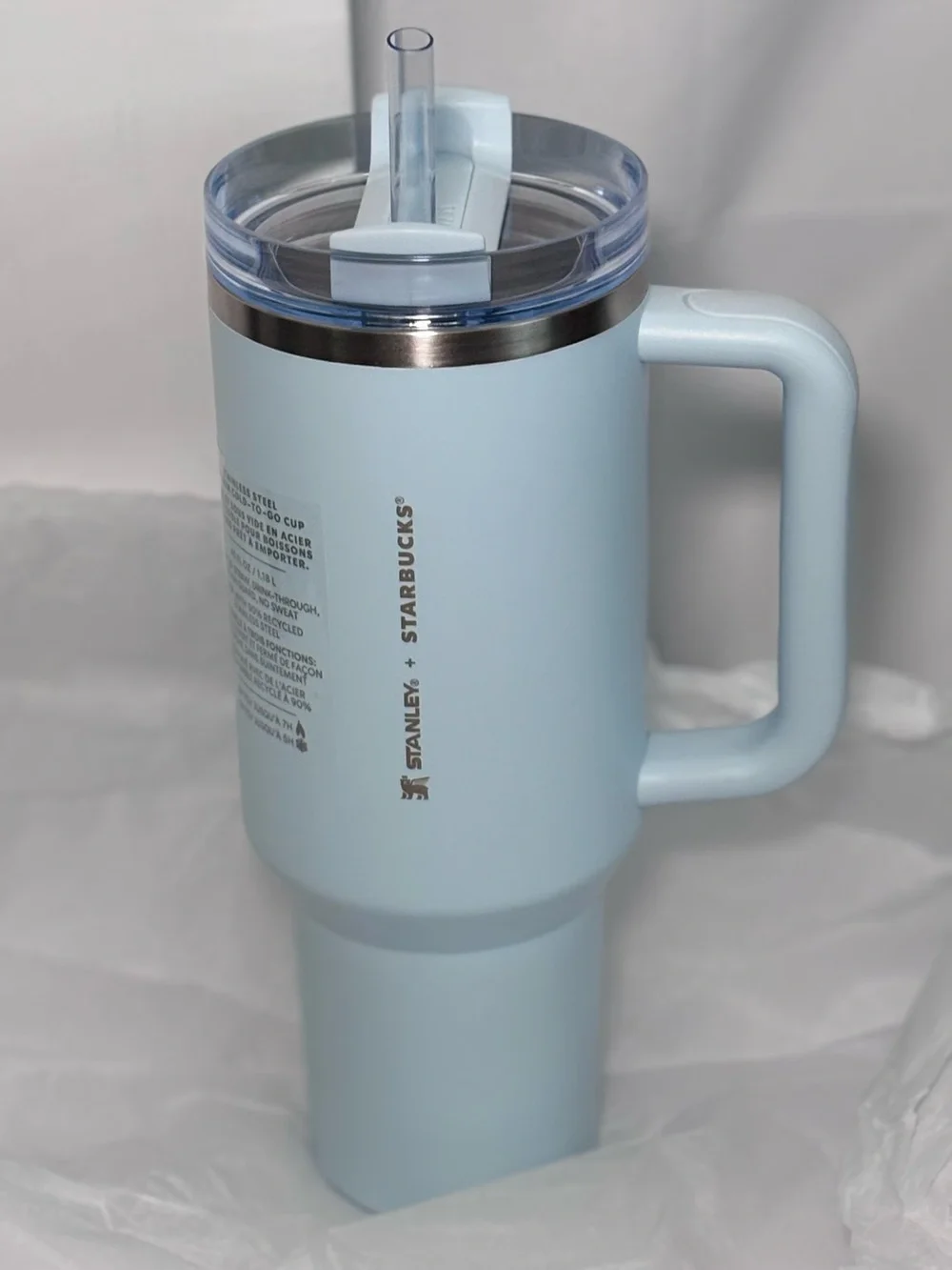 Stanley Starbucks Light Blue Spring 2024 40oz NEW WITH BOX